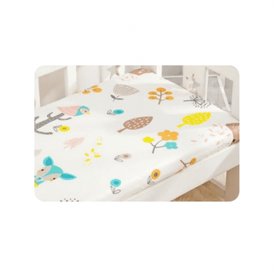 Baby Cot Fitted Bedsheet- Little Bambi - Kyndle