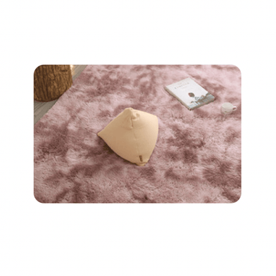 Bastien Faux Fur Rug Carpet- Nadeshiko Pink - Kyndle