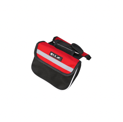 Bicycle Front Frame Pouch Bag Holder- Red - Kyndle