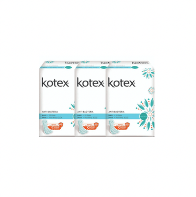 Kotex Natural Care Maxi 24 cm Non-wing Anti-Bacterial 20 Pads x 3 - Kyndle