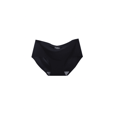M-XXL 840 Ice Silk Seamless Women Ladies Panties- Black - Kyndle