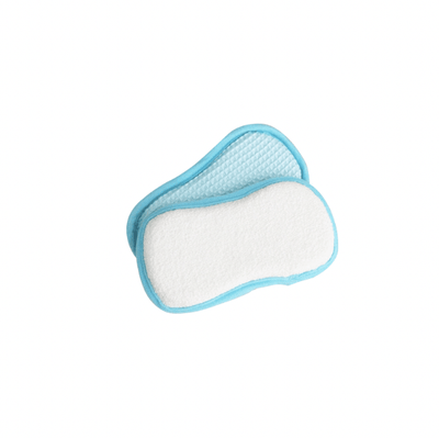 Minky Dual Side 2 IN 1 Dishwashing Sponge -Blue - Kyndle