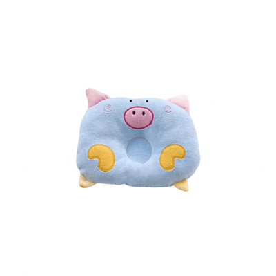 Newborn Baby Piggy Pillow- Blue - Kyndle
