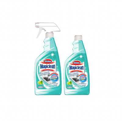 Magiclean Kitchen Cleaner 500ml + Refill 500ml - Refreshing Lime - Kyndle