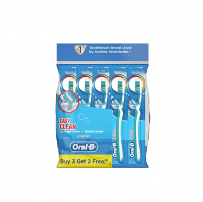 Oral-B Complete Easy Clean Toothbrush - Soft/Medium(Buy 3 Get 2 Free!) - Kyndle