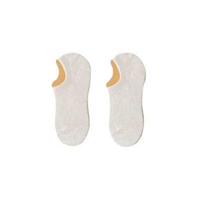 Unisex Casual Ankle/Short Breathable Socks- Beige - Kyndle