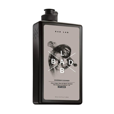 BAD LAB [CAVEMAN CLEANER] ANTI-AGING 3-IN-1 Hair, Face & Body Cleaner With Fluidipure™ 400ml - Kyndle