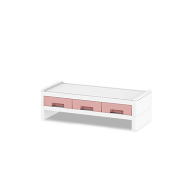 2-in-1 Monitor Stand with Organizer Drawers- Pink - Kyndle