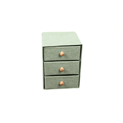 3 Tier Linen Storage Drawer Organizer - Green - Kyndle