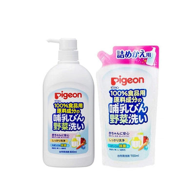 Pigeon Baby Dishwashing Liquid 800ml + Refill 700 ml - Made in Japan - Kyndle