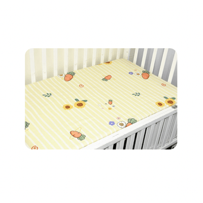 Baby Cot Fitted Bedsheet- Carrots - Kyndle