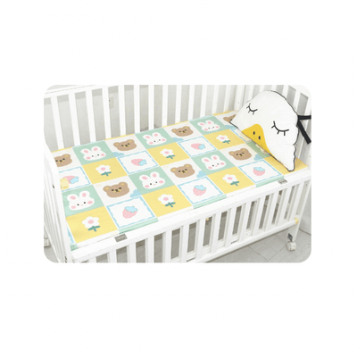 Baby Cot Fitted Bedsheet- Furry Friends - Kyndle