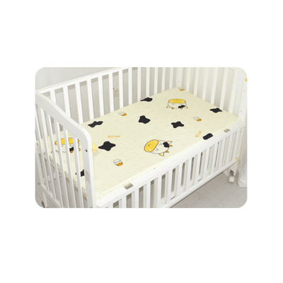 Baby Cot Fitted Bedsheet- Milky Cow - Kyndle