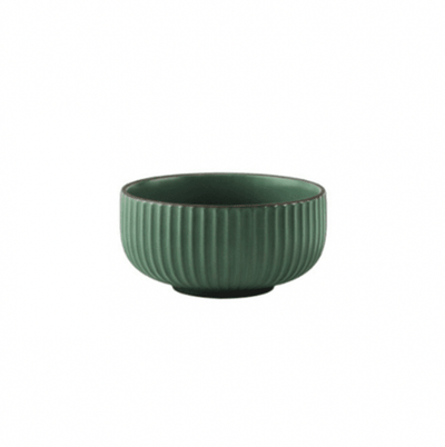 Brøja Contemporary Dinnerware | Ceramic Stor Bowl 17.5cm- Olive - Kyndle