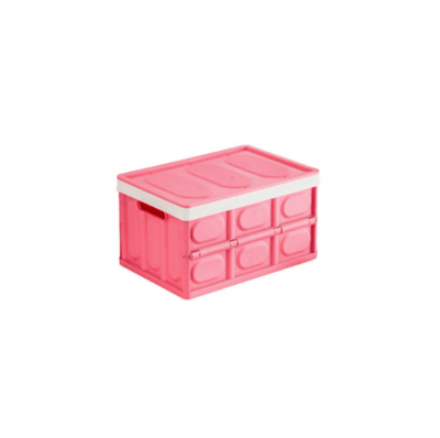 Collapsible Foldable Organizer Storage Box- Pink - Kyndle
