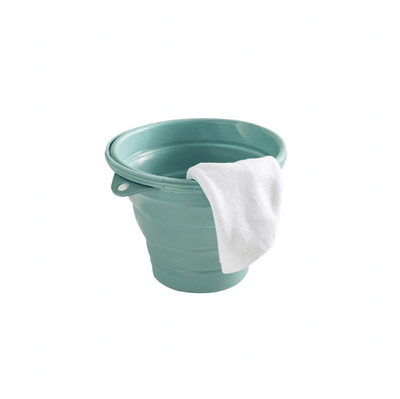 Collapsible Foldable Pail Bucket- Dusty Blue - Kyndle