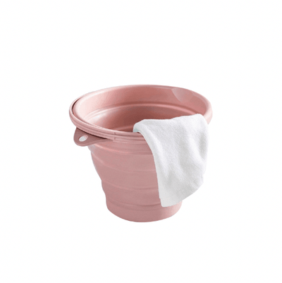 Collapsible Foldable Pail Bucket- Dusty Pink - Kyndle