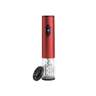 Electric Wine Bottle Opener with Wine Cutter- Red - Kyndle