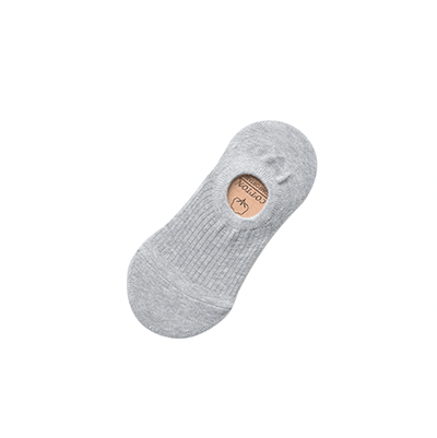 Female/Women Casual Ankle/Short Breathable Socks- Light Grey - Kyndle