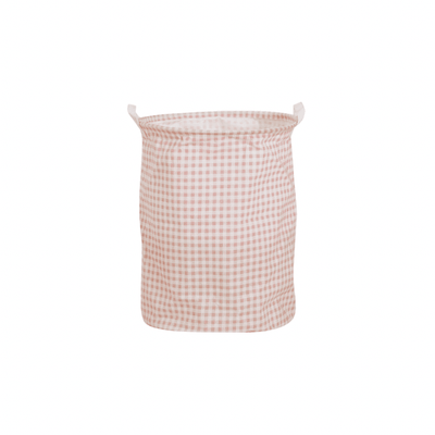 Foldable Laundry Bags- Pink Plaids - Kyndle