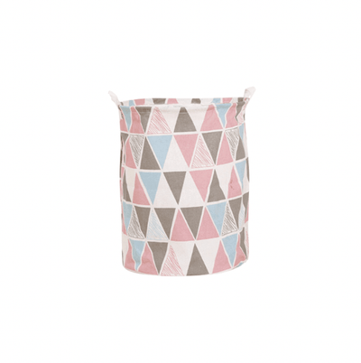 Foldable Laundry Bags- Pink Triangle - Kyndle