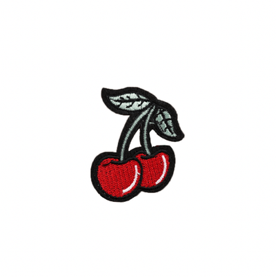 Iron On Patch Fruits Design- Dark Cherry - Kyndle