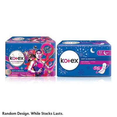 Kotex Soft & Smooth Overnight 32 cm Non-wing - Kyndle