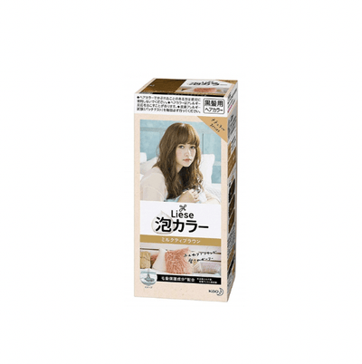 Liese Creamy Bubble Color Hair Dye- Milk Tea Brown - Kyndle