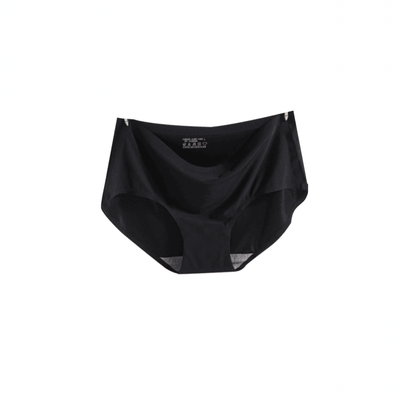 M-XXL 810 Ice Silk Seamless Women Ladies Panties- Black - Kyndle