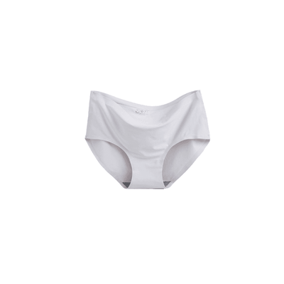 M-XXL 810 Ice Silk Seamless Women Ladies Panties- Grey - Kyndle