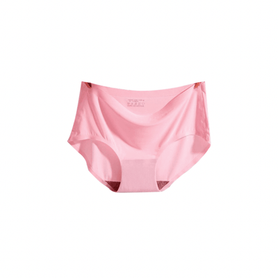 M-XXL 810 Ice Silk Seamless Women Ladies Panties- Pink - Kyndle