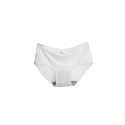 M-XXL 840 Ice Silk Seamless Women Ladies Panties- White - Kyndle