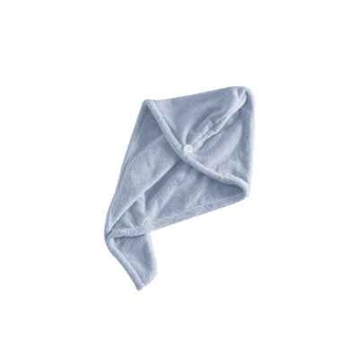 Microfiber Turban Hair Towel Wrap- Powder Blue - Kyndle