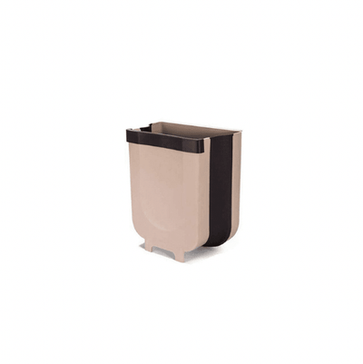 Mini Compact Foldable Trash Bin- Brown - Kyndle