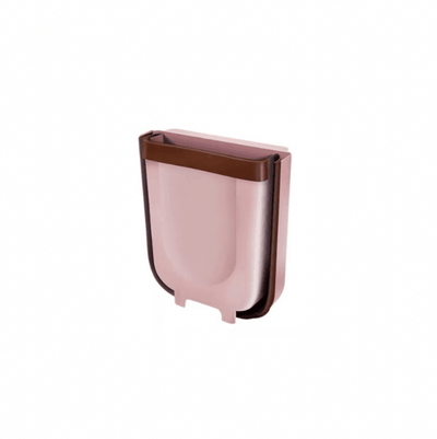 Mini Compact Foldable Trash Bin- Pink - Kyndle