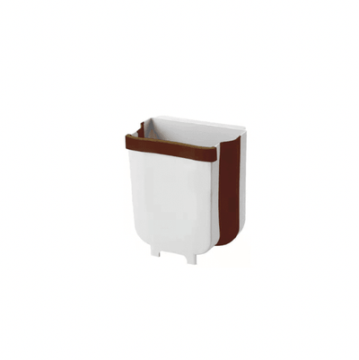 Mini Compact Foldable Trash Bin- White - Kyndle