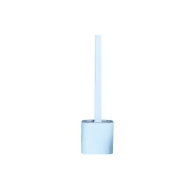 Modern Smart-Draining Silicone Bristle Toilet Brush- Sky Blue - Kyndle