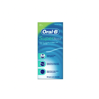 Oral B Super Floss Dental Floss 50m - Kyndle