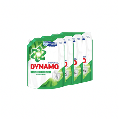 P&G Dynamo Detergent Gel Refill Carton - Indoor Dry 2.4 kg x 4 - Kyndle