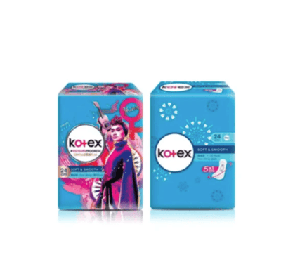 Kotex Soft & Smooth Maxi Night 24 cm Non-wing 20 Pads x 2 [Value Bundle] - Kyndle