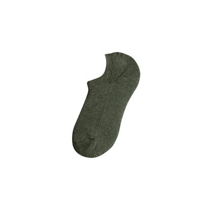 Short Cotton Socks- Army Green - Kyndle