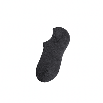 Short Cotton Socks- Dark Grey - Kyndle