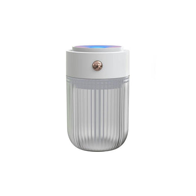 Mini Portable 7 LED Light Air Humidifier- White - Kyndle
