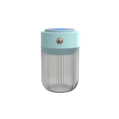 Mini Portable 7 LED Light Air Humidifier- Blue - Kyndle