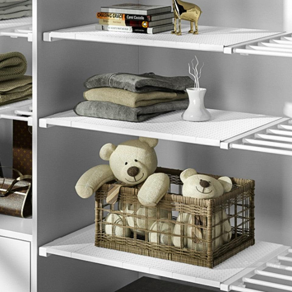 Extendable Wardrobe Shelf Portable Organizer Rack- 38-55CM X 24CM
