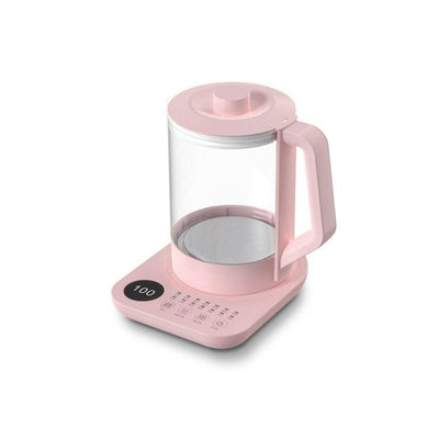 Multifunctional Electric Glass Teapot 1.8L without Filter - Pink - Kyndle
