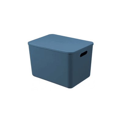 Stackable Storage Boxes 24L- Blue - Kyndle