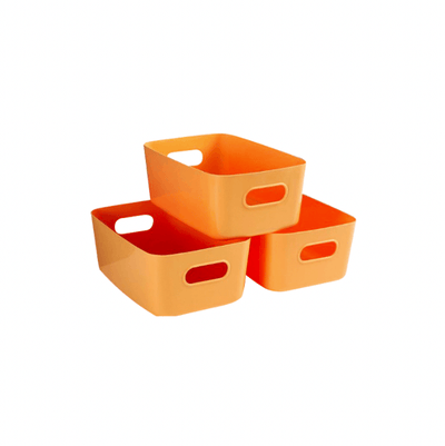 Stackable Storage Boxes Wide MM without cover - Yellow - Kyndle