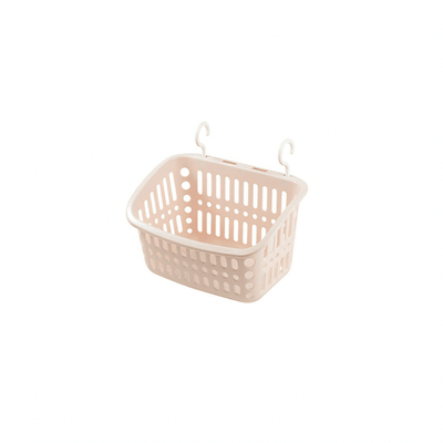 Toiletries Storage Hanging Baskets Bathroom Washing Toiletries Shower Organizer- Almond White, Small - Kyndle