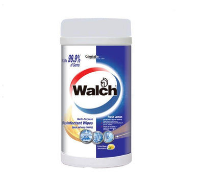Walch Multi-Purpose Disinfectant Wipes 75pcs - Fresh Lemon - Kyndle
